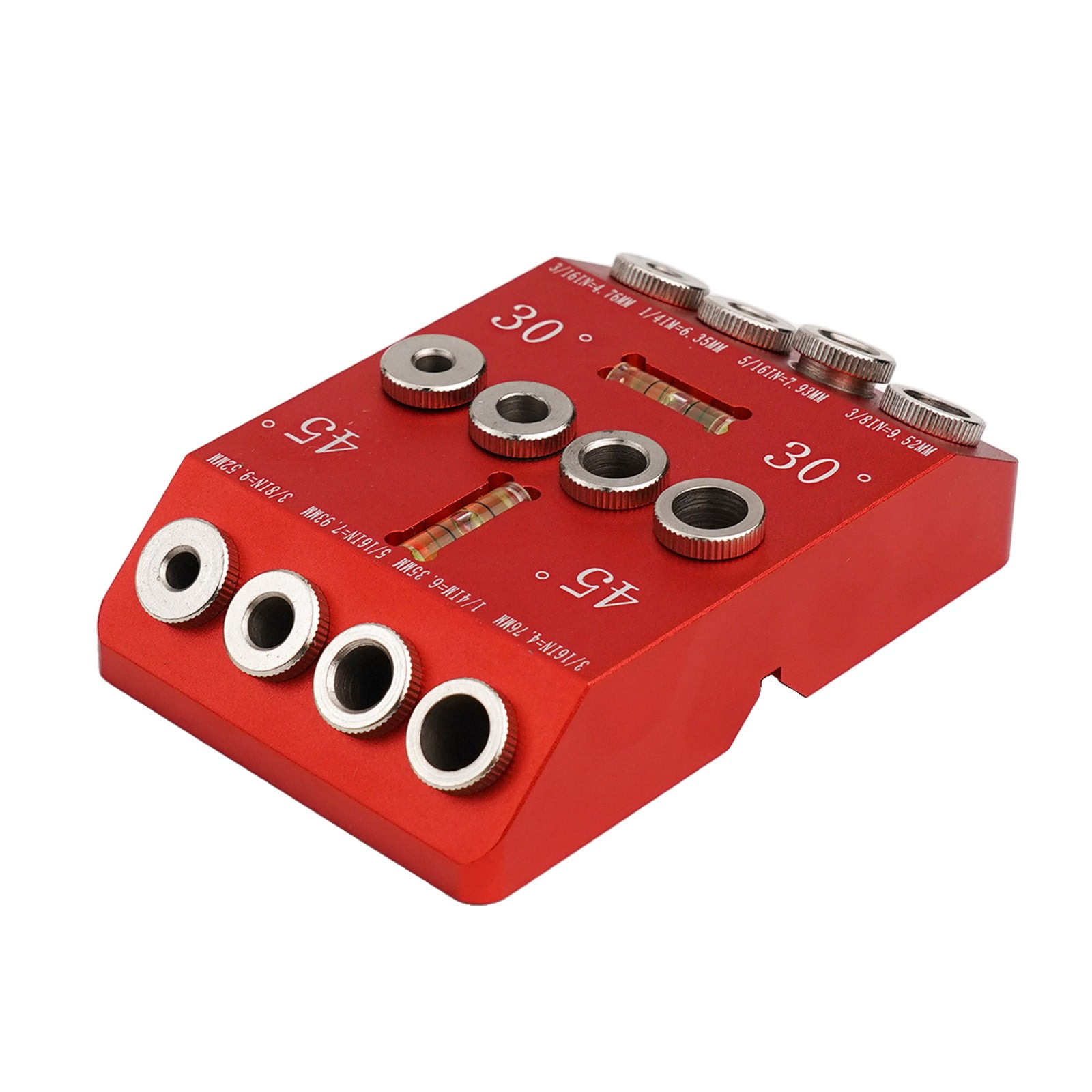 Wodtesl 30 45 90 Degree Angle Drill Hole Guide Jig For Angled And Straight Hole Drill Hole Guide Jig Stable Drilling With Locking Clamp