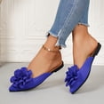 thumbnail image 6 of SBYOJLPB Women's Sandals Fashionable Sandals Casual Mules Spring And Summer Round Toe Flat Sandals Shoes, 6 of 9