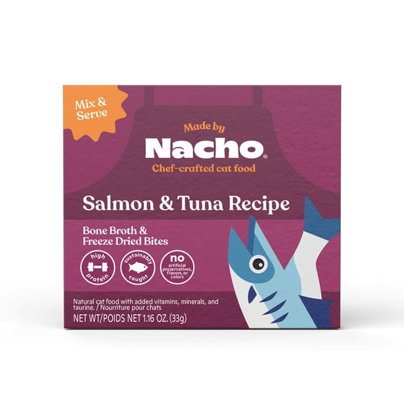 Made By Nacho Freeze Dried Tuna with Bone Broth Mixin, 1.16oz