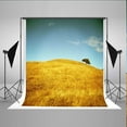 thumbnail image 1 of YUSDECOR 5x7ft Yellow Grassland Backgrounds Photo Fall Photography Backdrops, 1 of 2