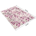 thumbnail image 4 of Pioneer Flower Floral Print Pattern Blanket,Comfortable Soft Lamb Wool Throw Blanket,All Season,Warm Lightweight Blankets for Sofa Bed Couch Living Room Chair,40"x50", 4 of 4
