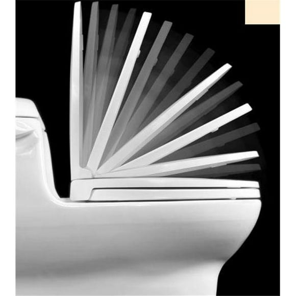 Centoco 1400SC-106-A Bone Luxury Safety Close Toilet Seat