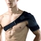 thumbnail image 1 of Inteprter Soporte de hombro Transpirable de doble capa Térmica Hombres Mujeres Reemplazo Izquierda Derecha Compresión Deporte Soporte Protector Cadenas y protecciones para puertas de seguridad Negro, 1 of 6