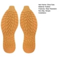 thumbnail image 7 of Tnobhg 1 Pair Shoe Soles Repair Replacement Wear Resistant Non-Slip Thick Cut Freely Simple Installation Rubber Shoe Out Soles, 7 of 7