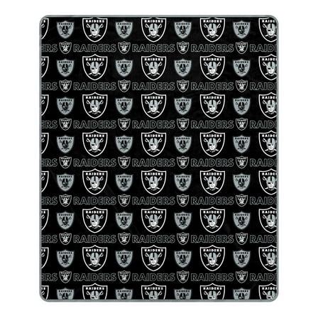Pegasus Las Vegas Raiders 50" x 60" Repeat Big Logo Wordmark Ultra Soft Blanket