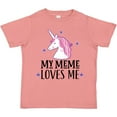 thumbnail image 3 of Inktastic My Meme Loves Me Girl Unicorn Girls Toddler T-Shirt, 3 of 5