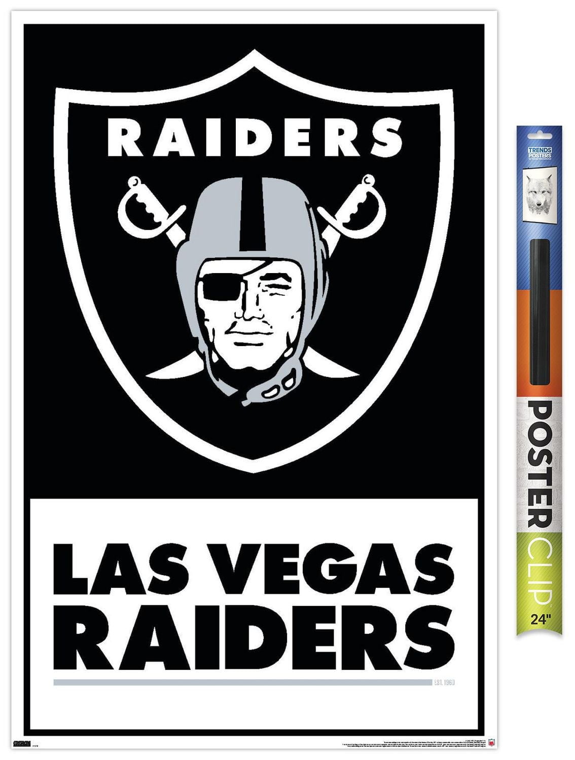 NFL Las Vegas Raiders - Logo 21 Wall Poster