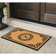thumbnail image 3 of A1HC First Impression Hand Crafted by Artisans Geneva Monogrammed Entry Doormat For Outdoor Entrance Front Door Mat, 30"X48", 3 of 7