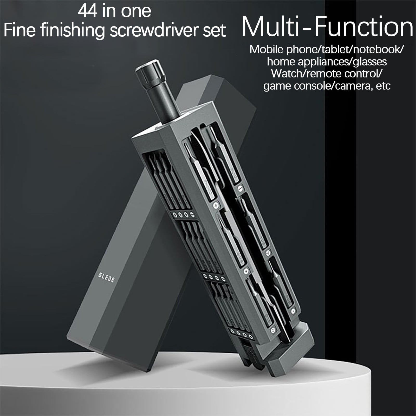 YZEGDCH Mini Screwdriver,Cordless Precision Screwdriver Set, 44 in1 Magnetic Bits,Small Repair Tool Kit with Magnetic Storage,LED Display for Electronics Computer,Phone,Glasses,Watch, Men Gift