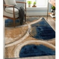 thumbnail image 3 of Luxe Weavers Geometric Abstract Blue 5x7 Area Rug, Indoor Carpet, 3 of 7