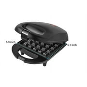 Compact Mainstays Single Slice Waffle Maker with Cool Touch Handle