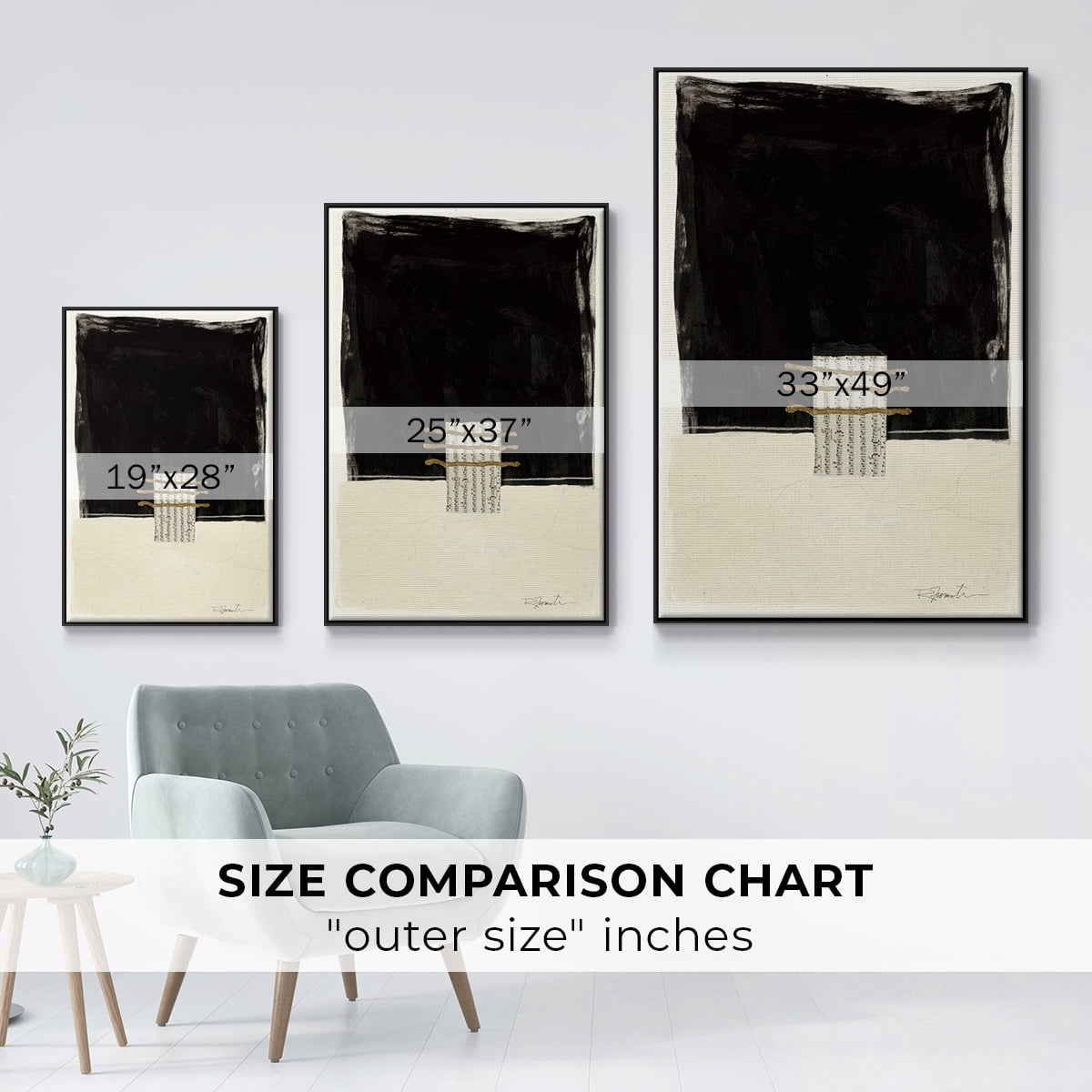 Standing Strong IV Framed Premium Gallery Wrapped Canvas - Ready to Hang - 17 x 25 - Black Floating Frame