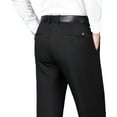 thumbnail image 4 of Men's Stretch Dress Pants - 4-Way Elastic Straight Fit for Fall/Spring (280GSM), 4 of 7