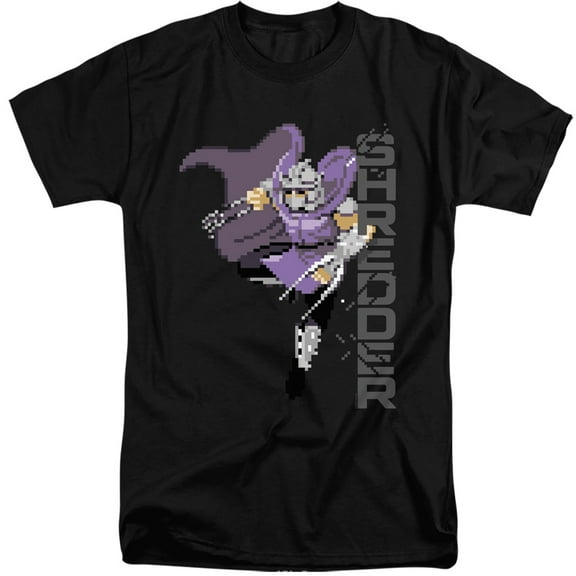 TMNT Teenage Mutant Ninja Turtles Retro Arcade Shredder Unisex Adult Tall T Shirt