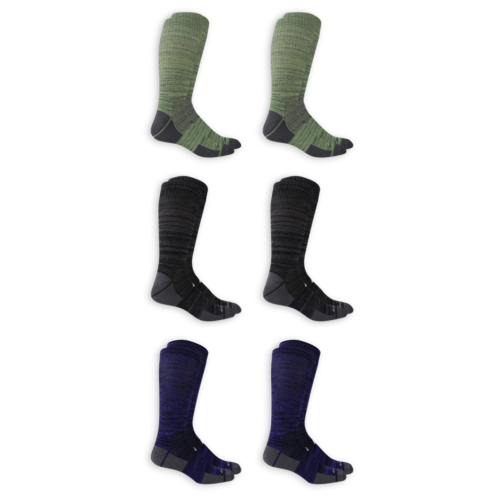 Russell Men's Performance FRESHFORCE Cushioned Crew Socks 6 Pairs