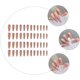 thumbnail image 3 of unbranded 48Ud Postizas Largas De Resina Para Salón Y Uso En Casa Con Distintivo, 3 of 8
