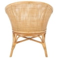 thumbnail image 7 of SAFAVIEH Dustin Rattan Accent Chair w/ Cushion, Natural, 7 of 7