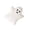 White, variant on Hyknon Halloween Ghost Ceramic Tray, Cute Jewelry Storage Dish, White Ghost Decor Display Plate, Small Candy Snack Serving Plate, Ghost Figurine Trinket Holder for Vanity Table Home Halloween, White