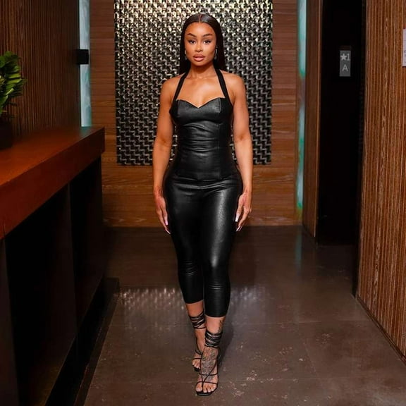 Sleek Black Fitted top & Leggings (S, Black)