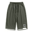 thumbnail image 6 of Bjutir Summer Casual Shorts Men Shorts With Pockets Plus Size Pants Green L, 6 of 6