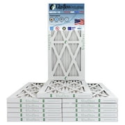 Glasfloss 6x24x1 - MERV 10 -Qty:12 - Furnace Air Filter - Made in USA (Actual Size: 5.5 x 23.5x7/8 inch)