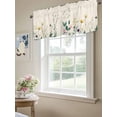 thumbnail image 6 of Farmhouse Floral Curtain Valances for Windows, Vintage Flowers Botanical Kitchen Valance Window Treatment, Light Filtering Block Curtains for Bathroom/Bedroom/Living Room 42'' x 12'', 6 of 9