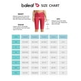 thumbnail image 2 of BALEAF Women's Long Swim Bottom Swim Jammer Full Coverage Rash Gurad Short Pants Rose Red L, 2 of 6