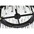 thumbnail image 5 of Serephina 20 inch crystal round pendant light in black, 5 of 5