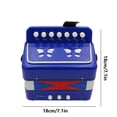 thumbnail image 3 of TOPRenddon Button Accordion, Horse 7 Keys Control Kids Accordion Musical Instruments for Kids Children Beginners Lightweight and Environmentally-friendly, 3 of 9