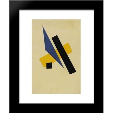 Painterly Architectonic 20x24 Framed Art Print by Popova, Lyubov
