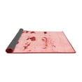 thumbnail image 2 of Ahgly Company Indoor Round Solid Red Modern Area Rugs, 4' Round, 2 of 4
