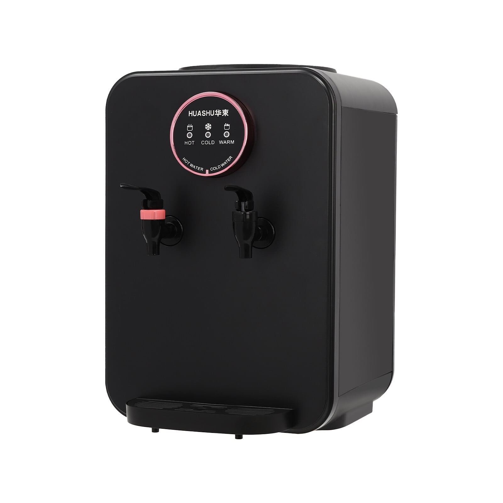 Home Desktop Water Dispenser Mini Water Cooler Dispenser with Hot Cold and Room Temperature Water, Premium Countertop Water Cooler for 1 to 5 Gallons Bottle