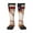 2 Black-1, variant on Baseball Ball With Flag Knee Socks, High Socks Long Stretchy Sock Women Knee High Stocking, Long Socks for Women