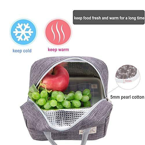 VHKD Small Lunch Bags boxes for Women Men Student Kids  School Waterproof Lunch Bag - Lunch Bag