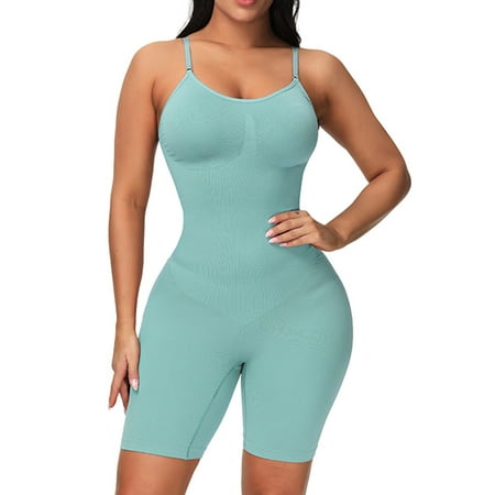 

Pxiakgy body shaper for women OnePiece Belly Body Slim Waist Shapewear Women Shaping Tights Bra Shapeware Mint + S