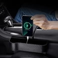 thumbnail image 4 of Car Seat Gap Filler, Vehicle Seat Organizer, Multifunctional Storage Box with Cup Holder and USB Charger for Car Interior, 1 Pack, 4 of 6