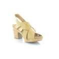 thumbnail image 6 of Cobb Hill Alleah Sling Women's Sandals & Flip Flops Sweet Corn Leather Size 10 M, 6 of 8