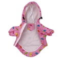 thumbnail image 4 of Dog Raincoat Hooded Leash Hole Waterproof Rain Coat Small Pet Cat Puppy, 4 of 6