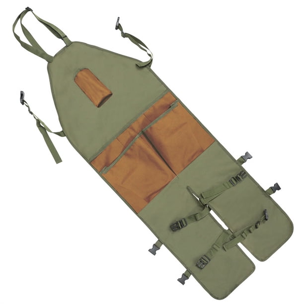 Organizador de cinturón para herramientas de jardinería, delantal de lona resistente con bolsas para herramientas multiusos, cintura ajustable para jardinería, trabajo en el jardín y uso profesional