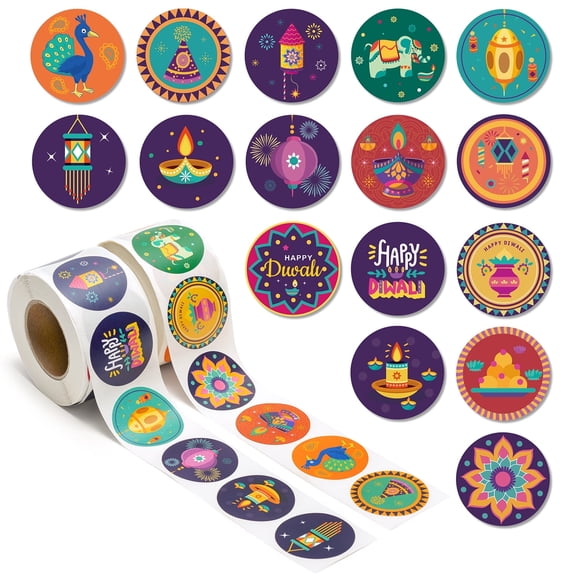 2ooya 2 Roll Cartoon Stickers for Party Decoration,12 Design Style, 3.8cm