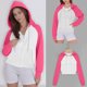 thumbnail image 1 of Sudaderas con capucha para mujer,Sudadera con capucha y cremallera para mujer, chaqueta informal con cordón y bolsillos, mezcla de poliéster, cuello redondo, ideal para usar en casa, sopatenor, 1 of 8