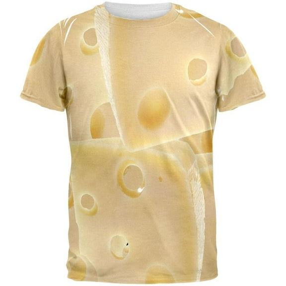 Swiss Cheese All Over Adult T-Shirt - 2X-Large