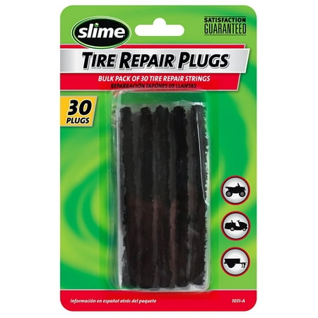Slime Tire Repair Plugs (Pack of 30) - 1031-A (Best Tire Plug Kit)