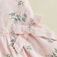 thumbnail image 7 of Xyant Toddler Baby Girl Clothes Knit Floral Fly Sleeve Tops Shorts Cute Summer Spring Outfits Infant Baby Girl Clothing Set (Pink,12-18 Months), 7 of 7