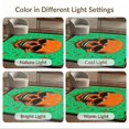 thumbnail image 7 of ODIKA 4'x6' Washable Area Rug Pet Friendly, Non-Shedding Goth Skull Punk Halloween Web Scroll Spooky Pastel Cartoon Whimsical for Bedroom, Reading Nook, 7 of 7