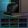 thumbnail image 5 of Cooling Fan Base with Charging Stand for Xbox Series X/S, RGB Lights & Headphone Hook Accessories-White, 5 of 11