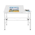 thumbnail image 4 of Drafting Table Art Desk Artist Drawing Desk Adjustable Craft Table Drawing Table, 4 of 23