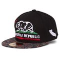 thumbnail image 2 of Top Headwear California Republic Bandera Snapback - Paisley - Negro TOP HEADWEAR Gorra de béisbol, 2 of 2
