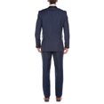Men's Navy Shawl Collar Tuxedo Slim Fit Suit