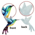 thumbnail image 4 of Art Big Hummingbird Metal Wall Hanging Decor with Realistic Details, Spray-Painted Colors for Vibrant Outdoor Display, Easy Hang with Hooks for Garden or Living Room, 4 of 5